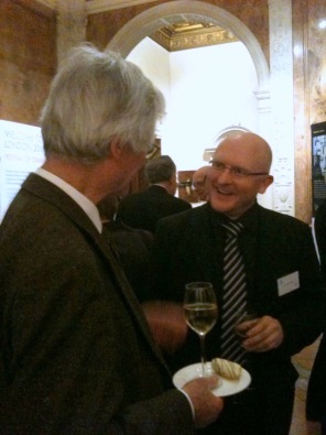 A Burbanks and K Moffatt at the Royal Society